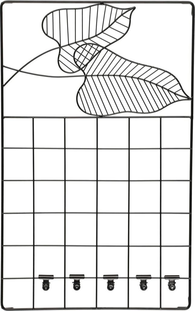 Metalowa tablica krata na notatki, 38 x 60 cm Zdjęcie produktu 