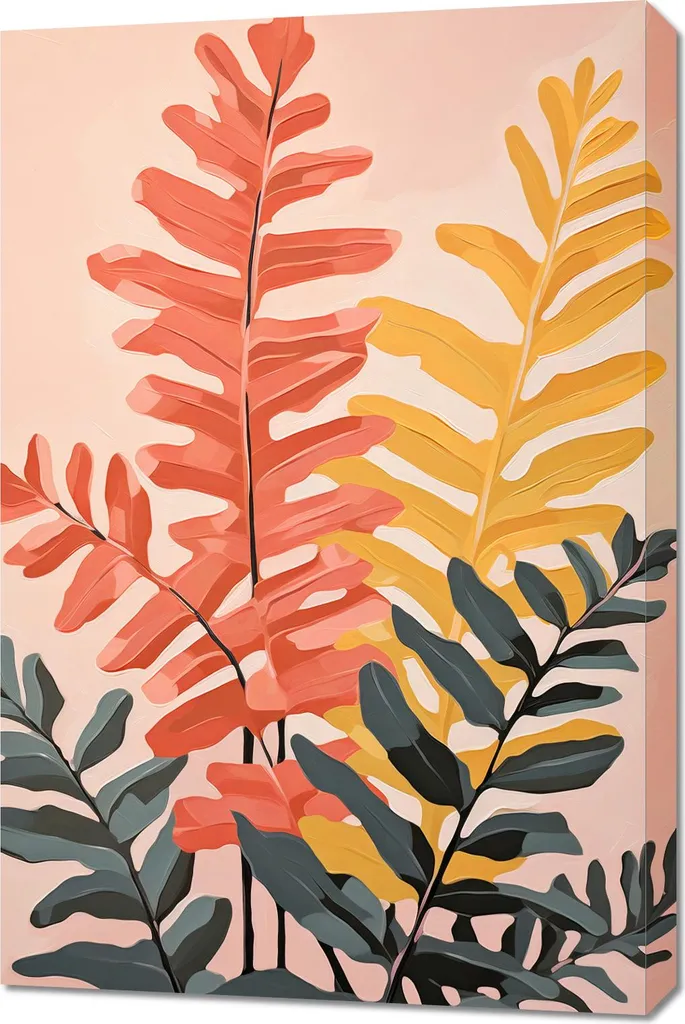 Quadro 60x90 cm Palette della Natura: Arredo Moderno su Tela - 1
