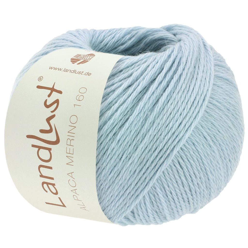 Lana Grossa Landlust Alpaka Merino 160 418 Hellblau 50g