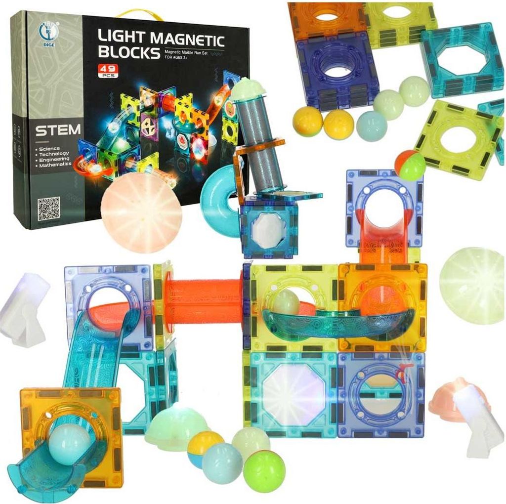 Pista magnetica illuminata 49 elementi Immagine del prodotto 
