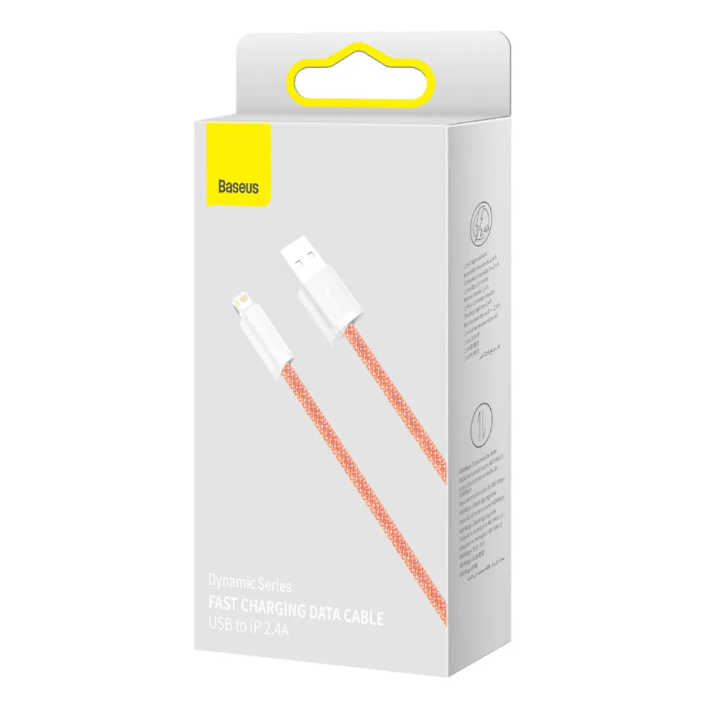 Baseus Cavo Lightning 2m 20W Dynamic Series - Arancione Intenso - 2