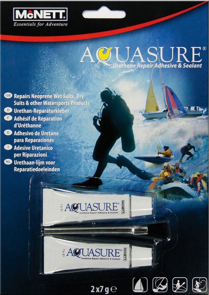 GearAid 'AquaSure +FD' 2 x 7 g Klebstoff