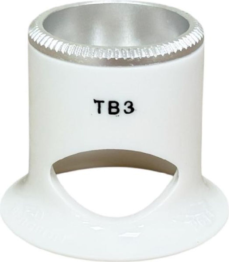 Bergeon 2611-TB-3 Loupe, Bianco, Biconvessa, Foro di Immagine del prodotto 