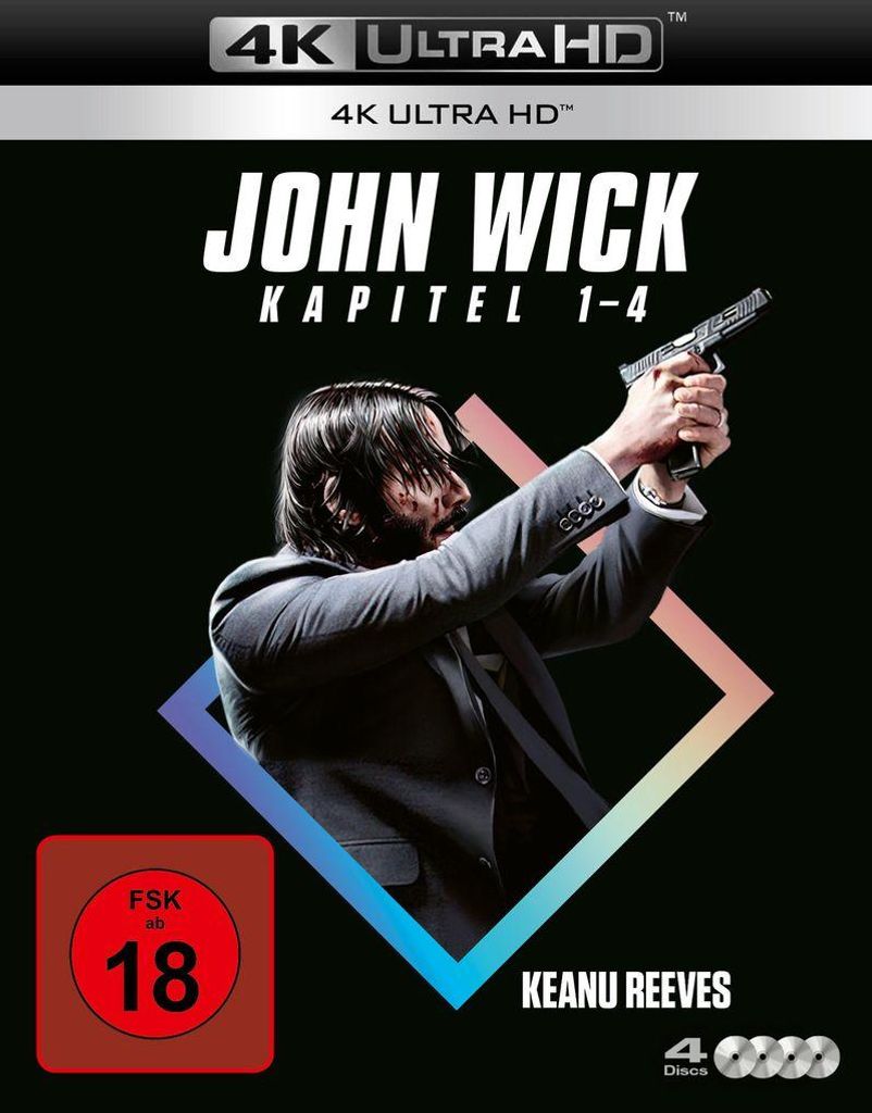 John Wick: Kapitel 1-4 (Ultra HD Blu-ray)