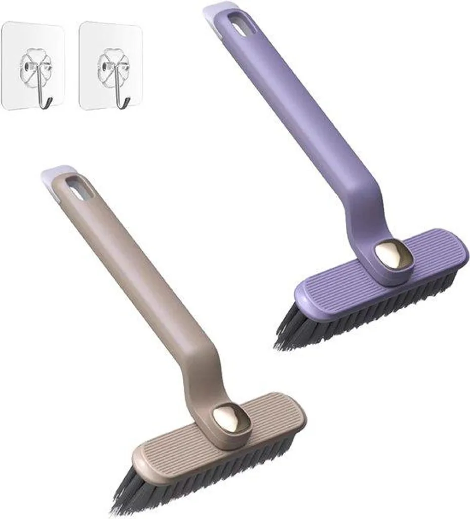 Nettoyez enfin les recoins inaccessibles avec ce lot de 2 brosses à 360°