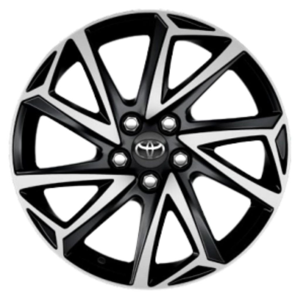 TOYOTA Yaris Jante aluminium noir poli 16 PW457-0D004-13 OE Image du produit 