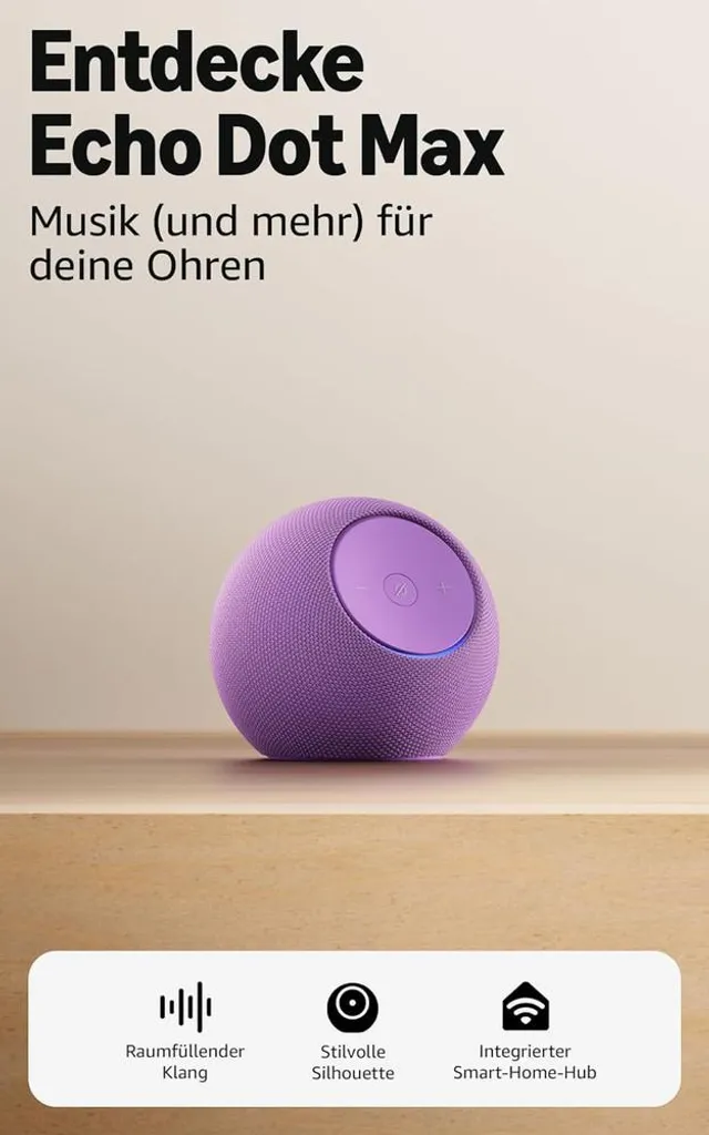 Assistant vocal Amazon Alexa Echo Dot Max violet de dernière génération - 8