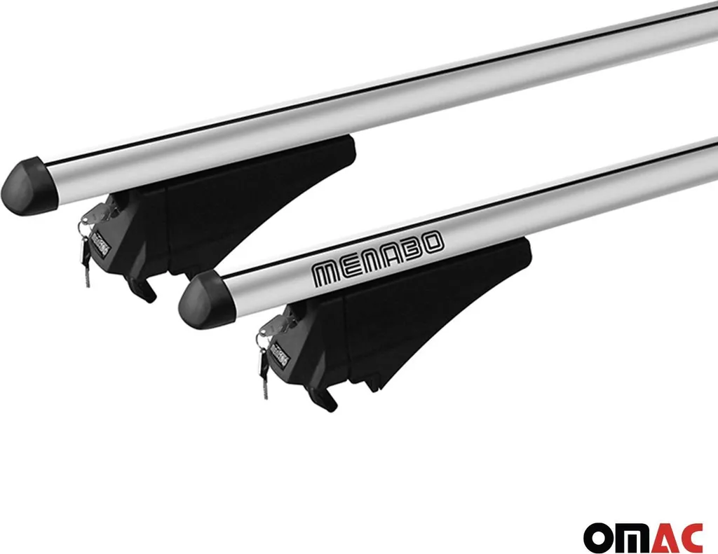 Barre Tetto BMW X1 F48 2015-19 Menabo - Alluminio Argento 2pz - 6