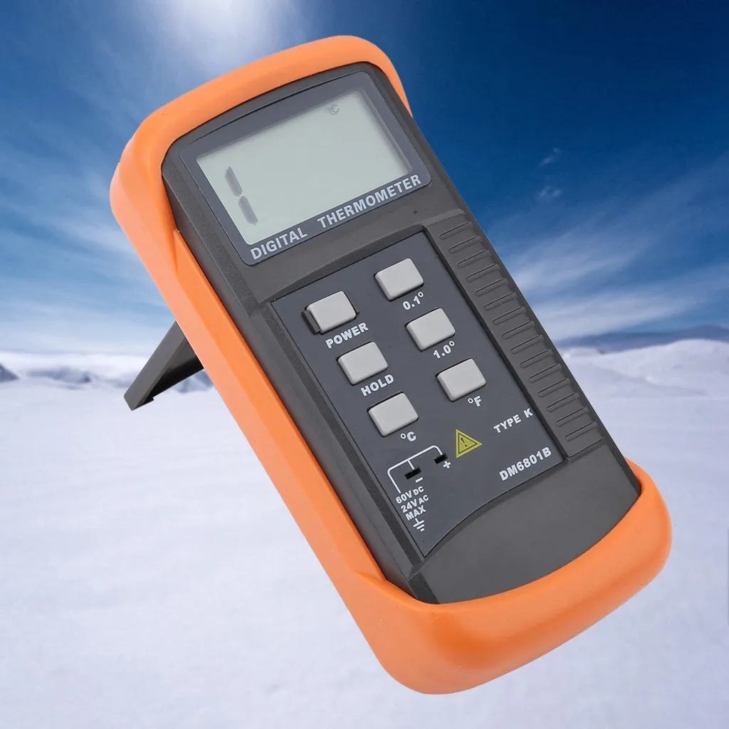 Sonda ad alta temperatura con termocoppia tipo K in acciaio