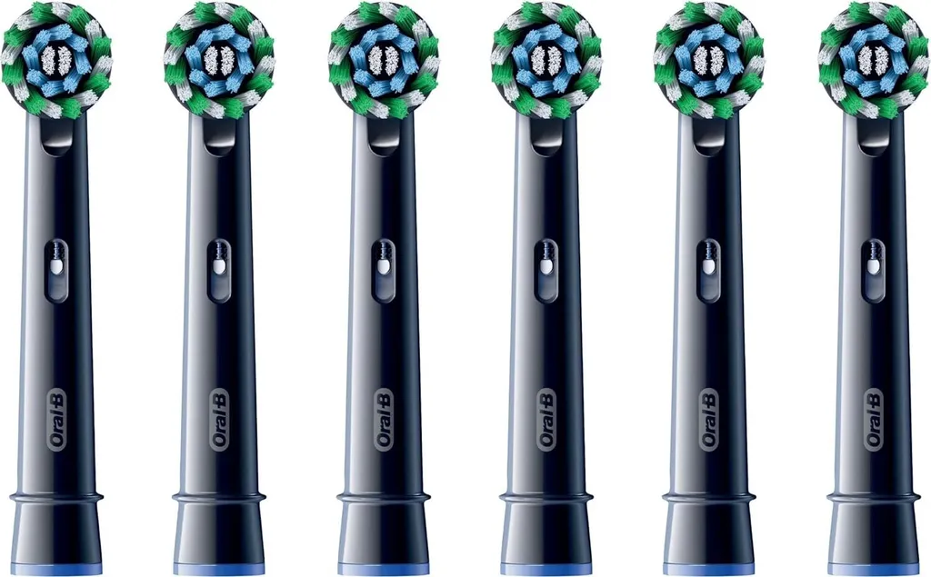 6 Brossettes noires Oral-B ProCrossAction - Hygiène maximale CleanMaximizer - 15