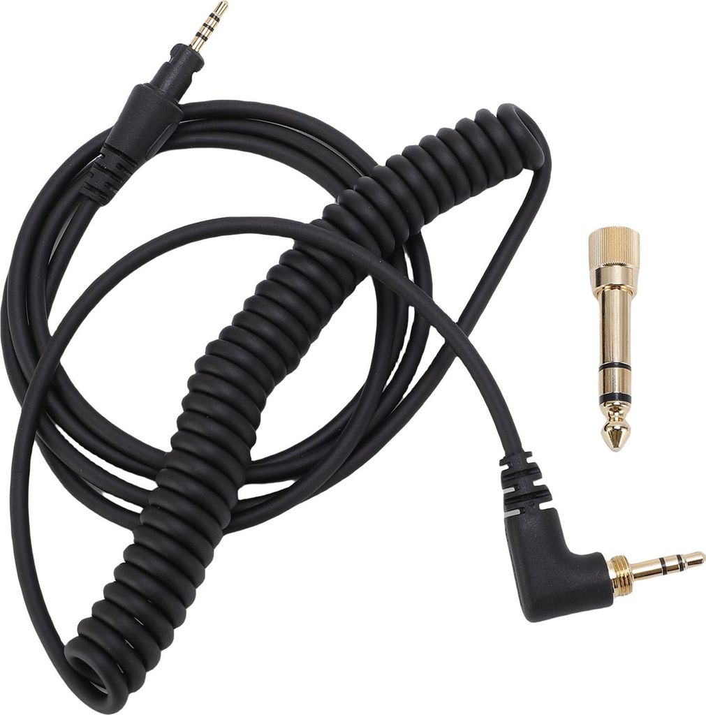 Kopfhörerkabel passend für DJ HDJ-CUE1BT HDJ-X5 HDJ-X7 HDJ-S7 6,35-mm-Adapter-Kopfhörer-Ersatz