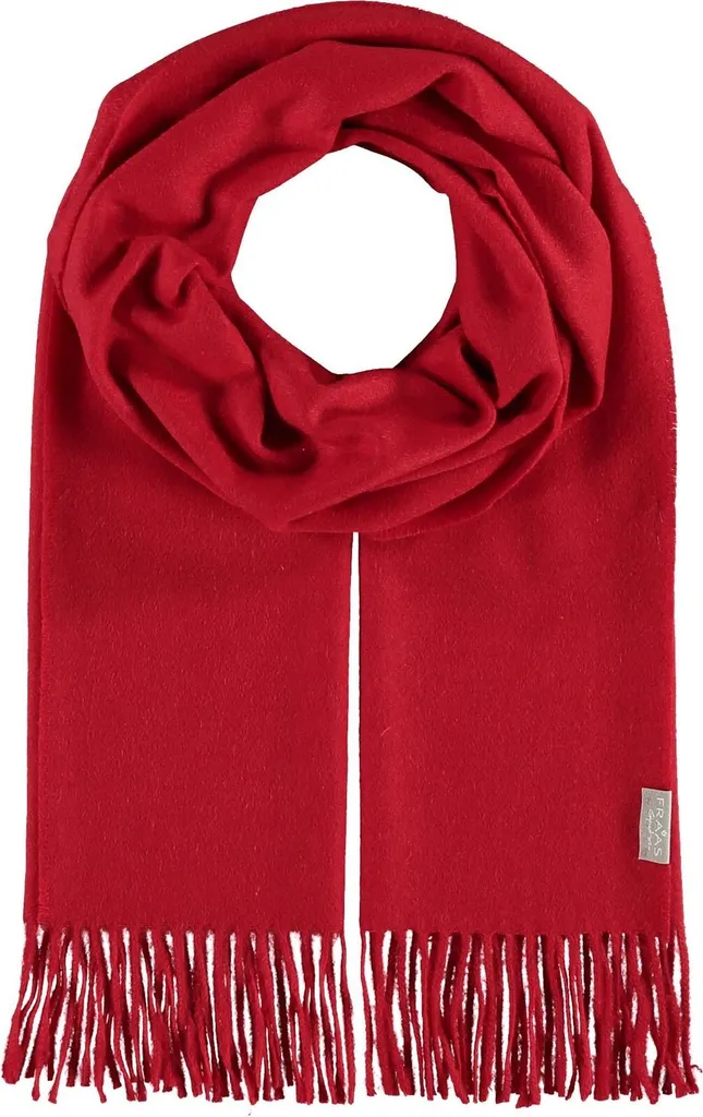 FRAAS Sciarpa Invernale 100% Cashmere Rosso Pomodoro | Antivento