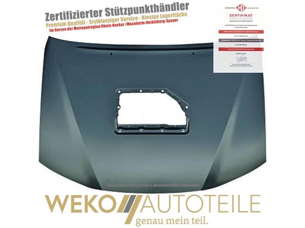 Motorhaube DIEDERICHS 6685800 für TOYOTA