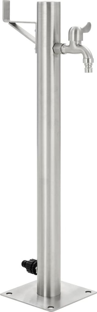 "2026 Promotion" Garten-Wassersäule Edelstahl Rund 65 cm - Regentonnen CC26383