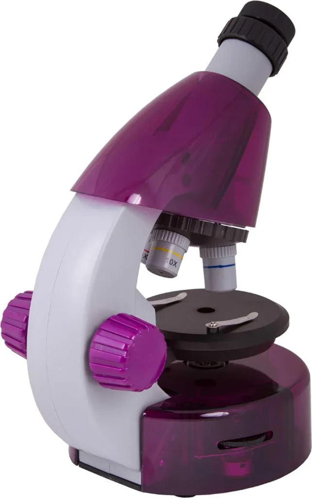 Microscope monoculaire enfant LabZZ M101 : loupe binoculaire éducative violet - 3