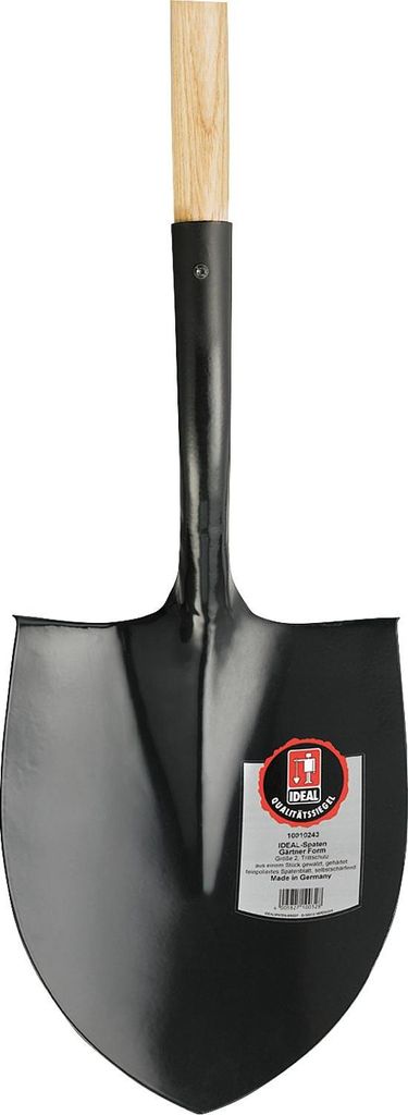Idealspaten Spatenschaufel Gr. 1 Schwarz Eschenstiel Produktbild 