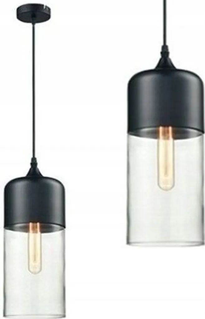 Lampada tooLight App019-1Cp Zenit B Black - Lampadario Design Industriale