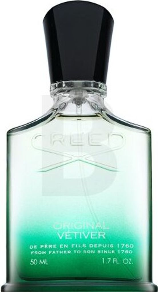 A bottle of Creed Original Vetiver Eau de Parfum.