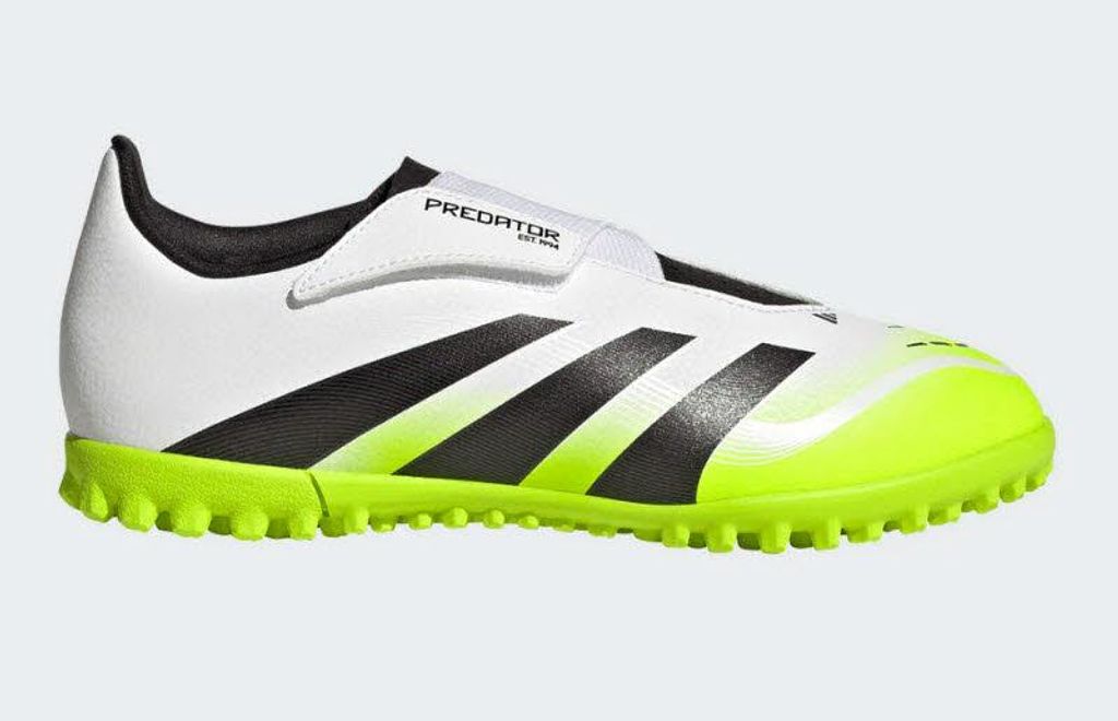 Adidas PREDATOR CLUB VEL TF J Kids Fußballschuh TF Weiß 38 2/3