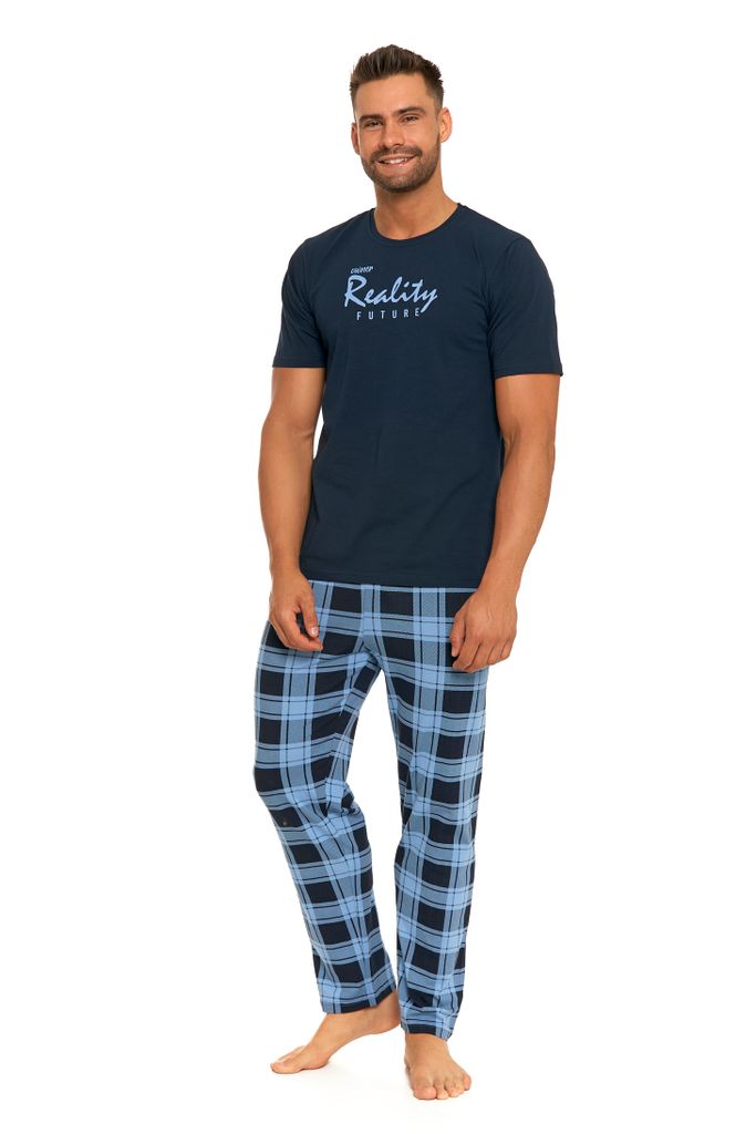 Kurzarm Schlafanzug + Moraj Herren Pyjamahose