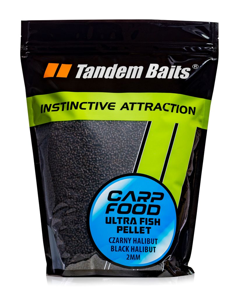 Karpfenfutter Ultra Fish Pellet Czarny Heilbutt 2mm /1kg