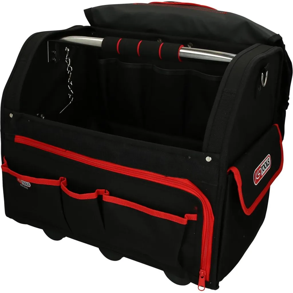 Sac à outils universel XL robuste avec poignée télescopique et roues