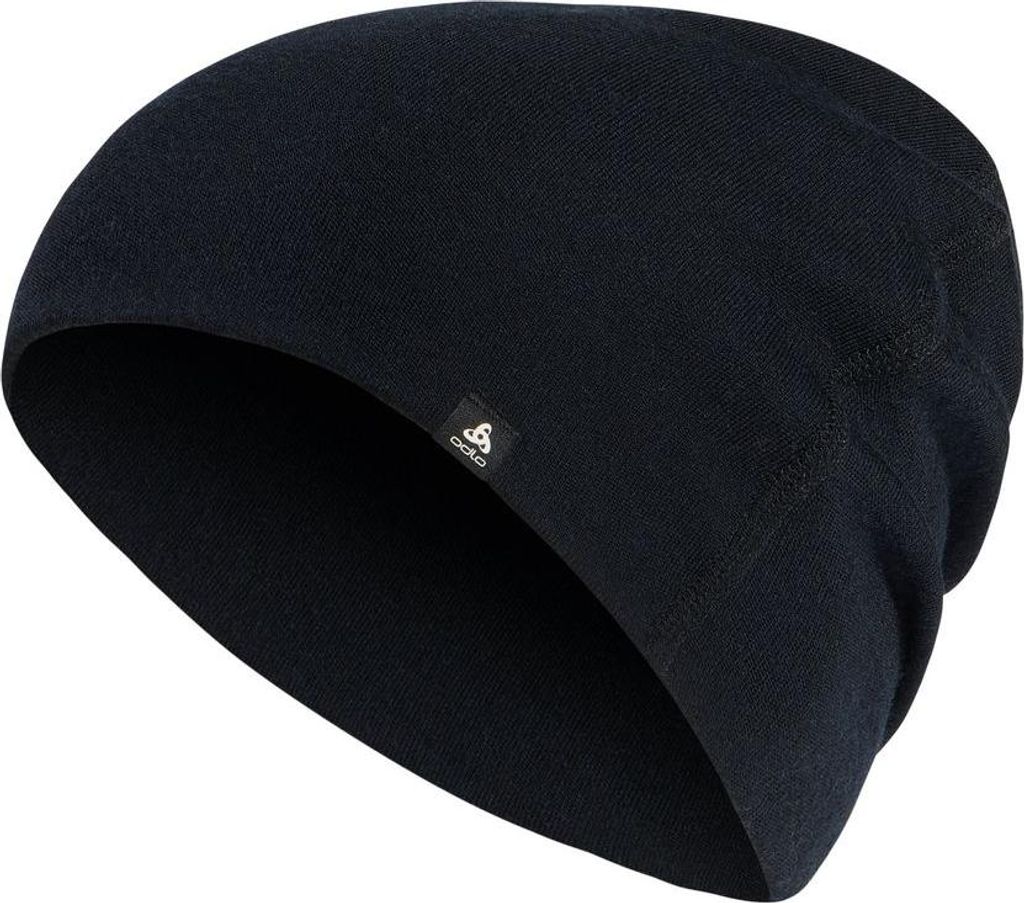 Merino Warm Mütze, Uni - Odlo, Farbe:15000 black, Größe:-