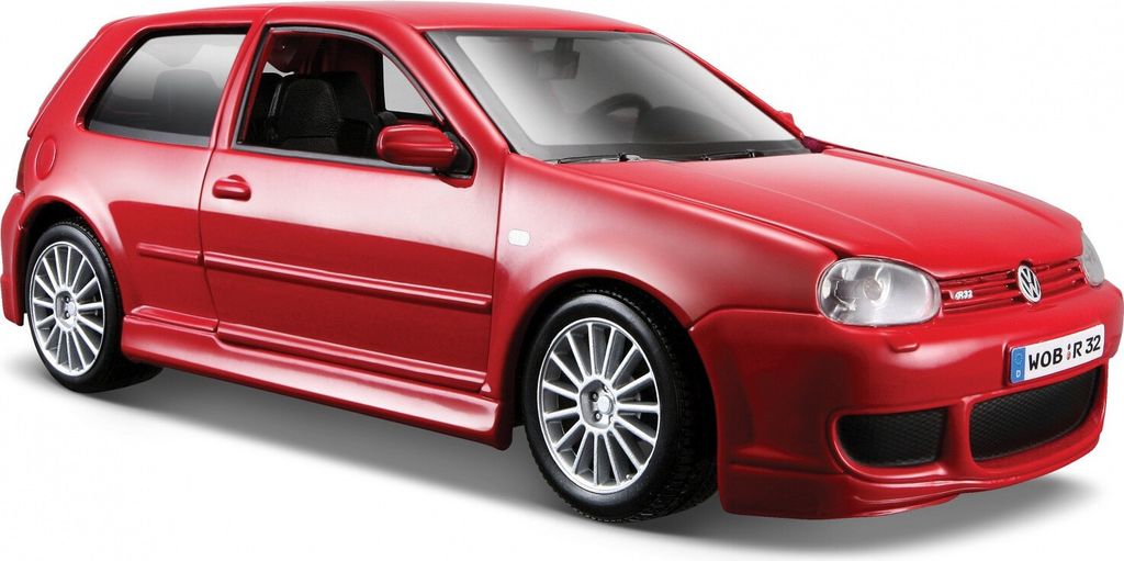 Maisto  Modellauto VW Golf 4 R32 Farbe Rot, Maßstab 1:24 Produktbild 
