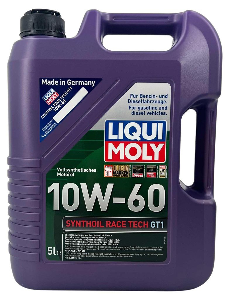 Liqui Moly Synthoil Race Tech GT1 10W-60 5 Liter (1391) Produktbild 