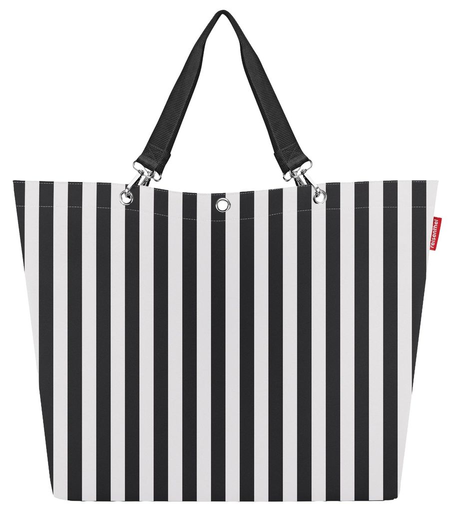 Reisenthel shopper XL, Schwarz, Weiß, Polyester, Produktbild 