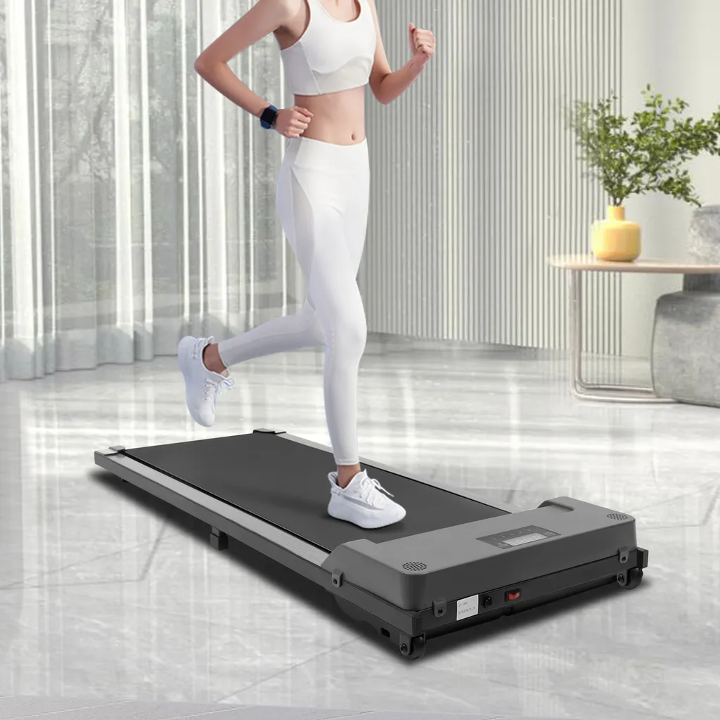 Walking Pad motorisé tapis de marche compact et silencieux coloris gris