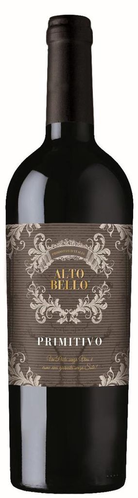 Alto Bello Primitivo červené víno rubínově červené suché z Obrázek produktu 