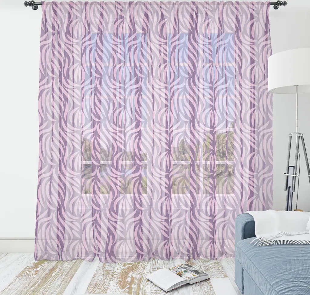 Decorazione Parete Boho-Chic ABAKUHAUS Arazzo 160x274 Rosa Viola