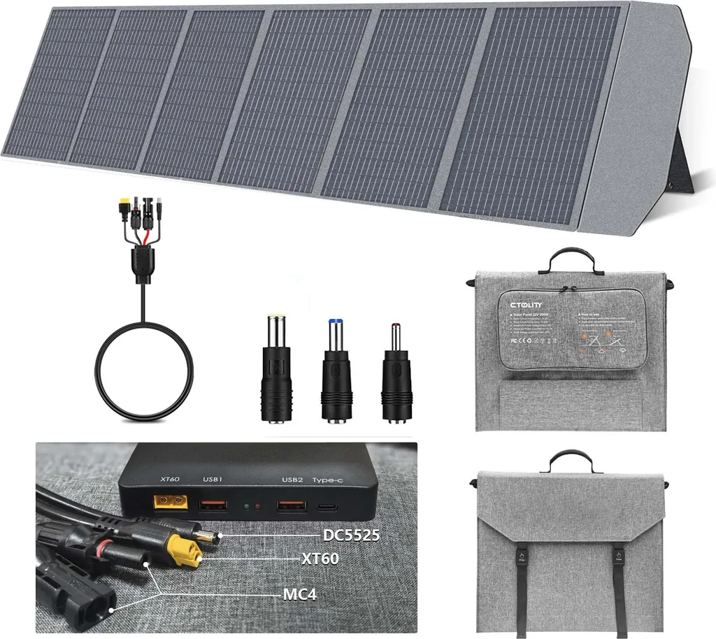 Panneau solaire 200W pour autonomie en van et bivouac extérieur SP200-PRO