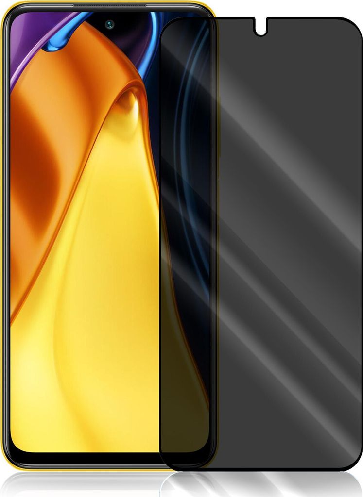 A privacy screen protector is shown next to a smartphone.