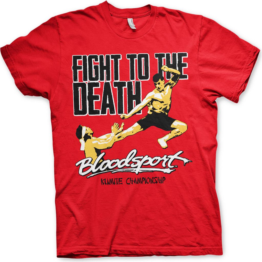 Bloodsport - Fight To The Death T-Shirt - XX-Large - Red