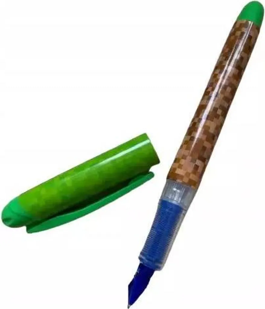 Stylo-plume bleu finition mate avec pointe iridium pour calligraphie