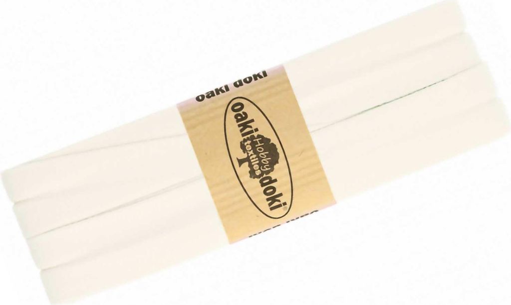 Schrägband Jersey 3m Breite 20mm Oaki Doki Tricot de Luxe Einfassband elastisch