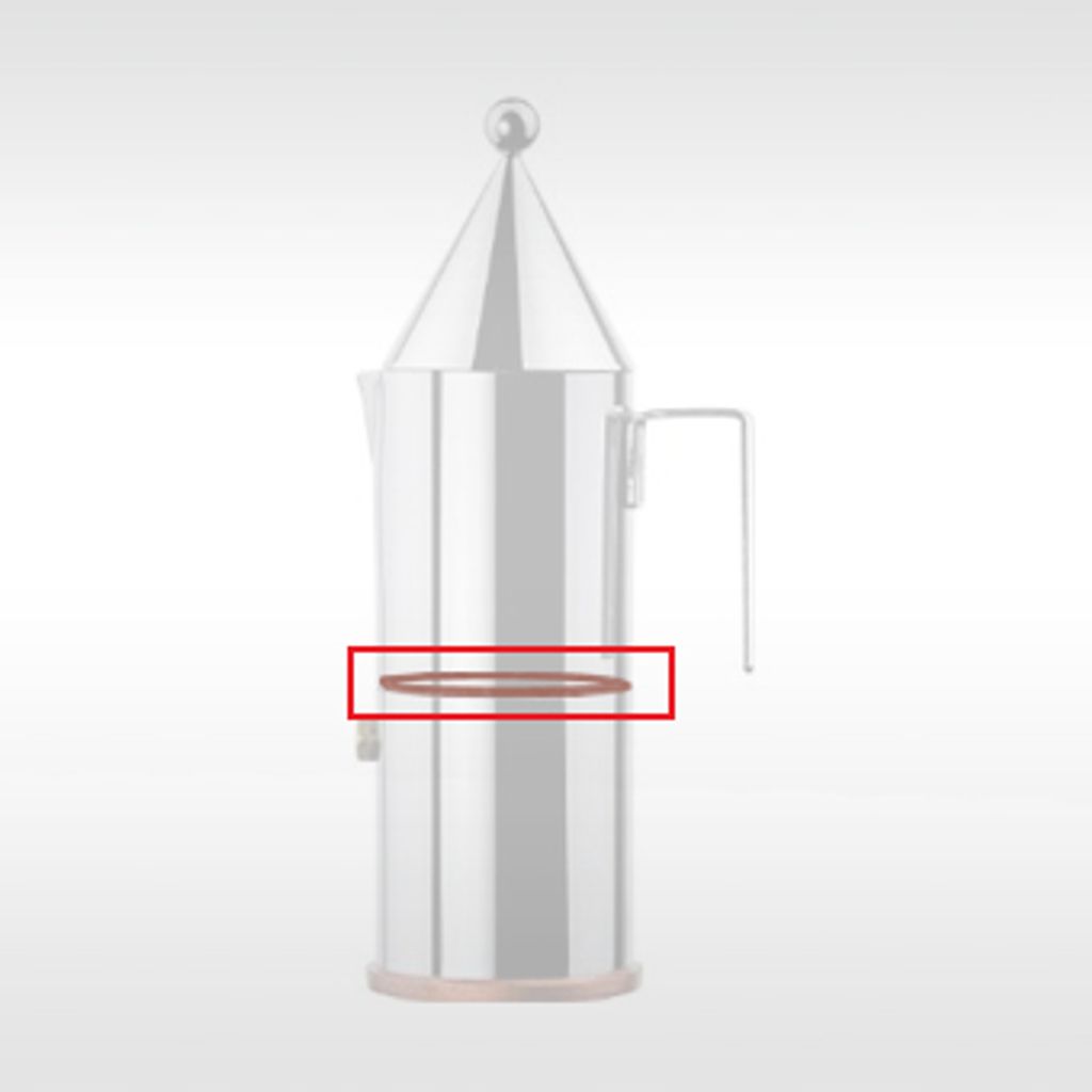 Alessi Gummi Dichtung für Espressokocher La Conica 90002/3