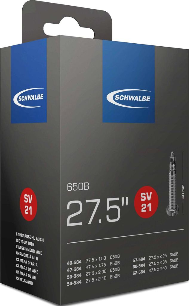 Schwalbe 10400153V camera d'aria per bicicletta valvola Immagine del prodotto 