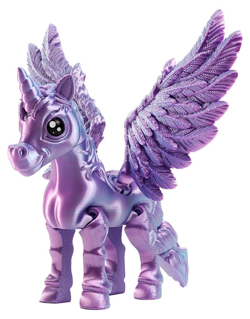 3D-gedrucktes Pferdeornament, bewegliches Pferd, geflügeltes Einhorn-Spielzeug, flexibles Tier-Fidget-Spielzeug mit beweglichen Gelenken, ideal zu...