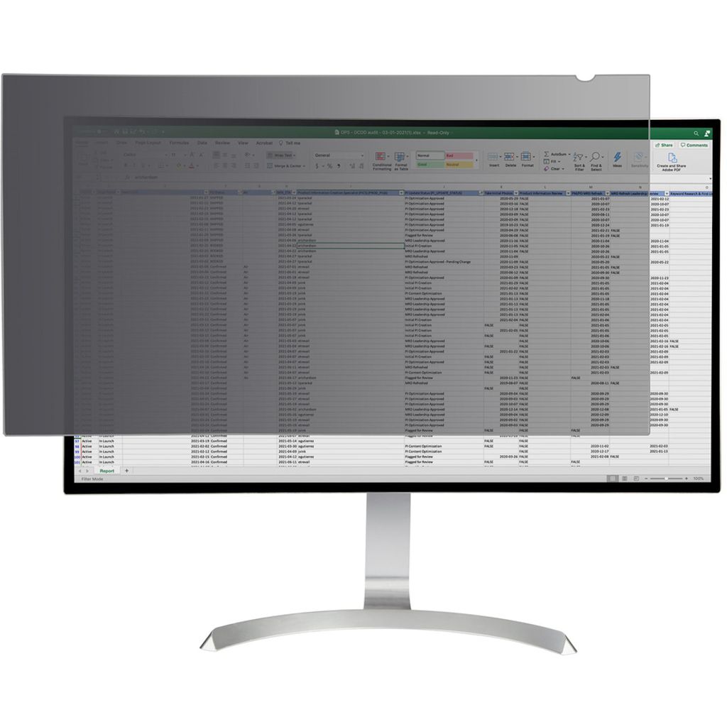 StarTech.com Blickschutzfolie für 32-Zoll-PC-Display - 16:9 Widescreen - Monitor Sichtschutz - Blaues Licht reduzierende Schutzfolie - matt/glänz...