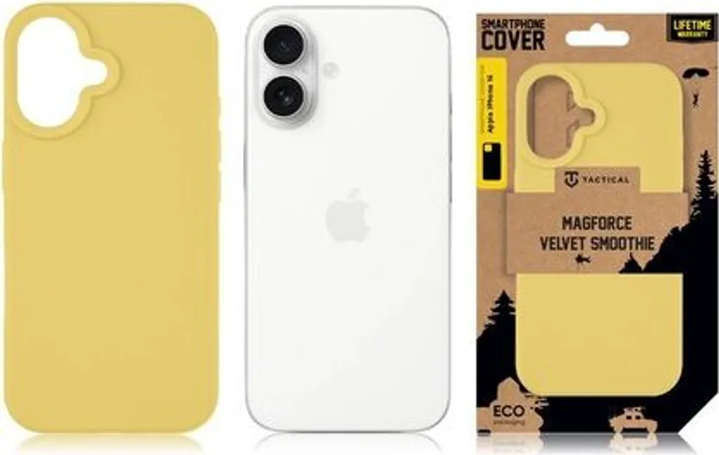 Custodia Banana iPhone 16 Velvet Smoothie: Eleganza MagSafe Tactical