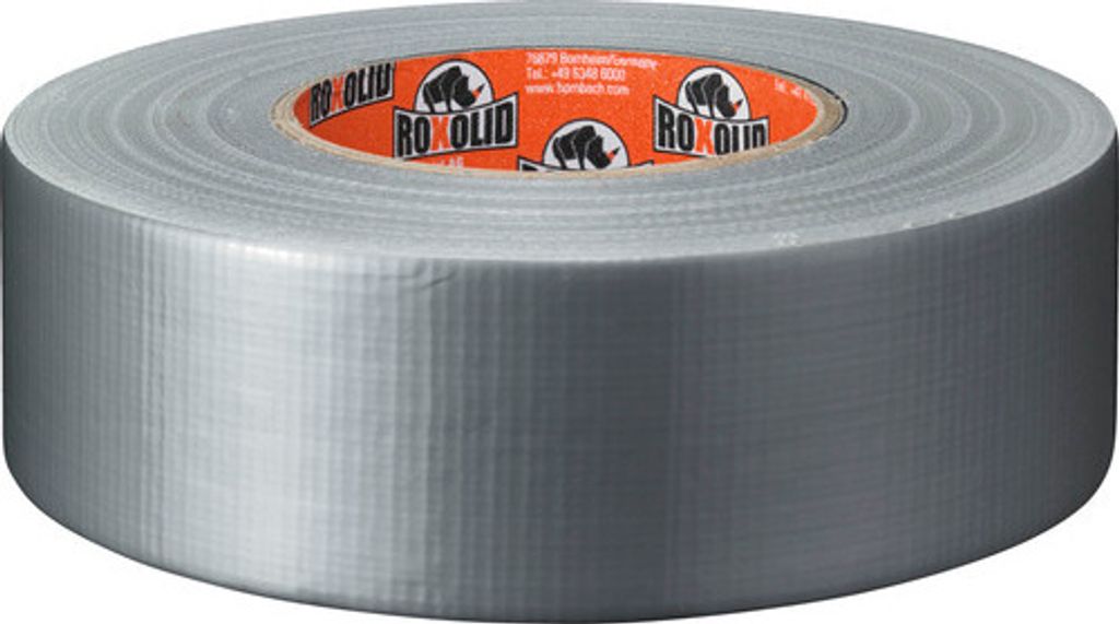 Roxolid Profi Duct Tape Gewebeband silber 50m x 48mm