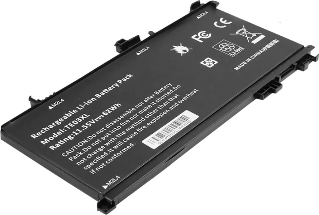 Batterie pour Ordinateur Portable HP Omen 15-AX000 - Capacité 5150mAh Noir