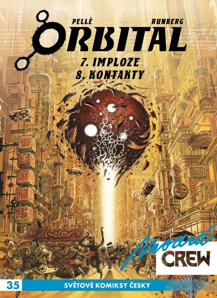 BD Crew 35: Orbital 7-8 - Magazine de Bande Dessinée CREW Modrá