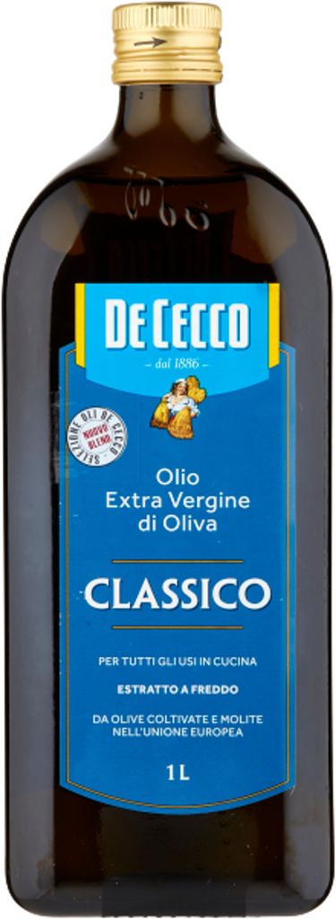 Huile d'olive extra vierge Classico, 1 litre, De Cecco Image du produit 