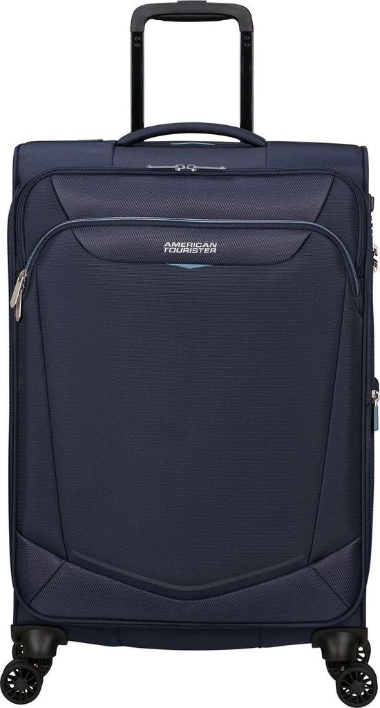 American Tourister Summerride Spinner EXP TSA Trolley Navy dunkelblau 69cm