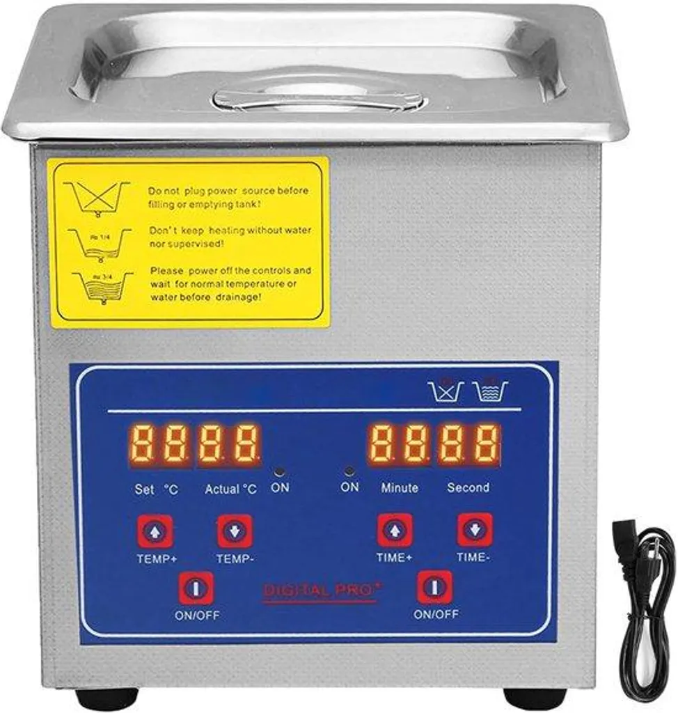 Appareil nettoyage ultrasons 1,3 L pour pièces mécaniques et horlogerie