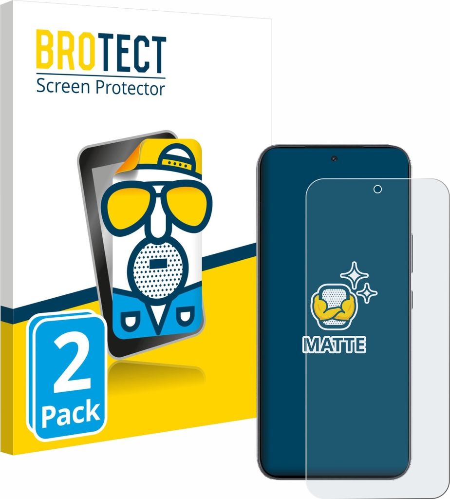 2x BROTECT Schutzfolie für Infinix GT 30 Pro Displayschutz Displayschutzfolie Folie Matt Entspiegelungsfolie